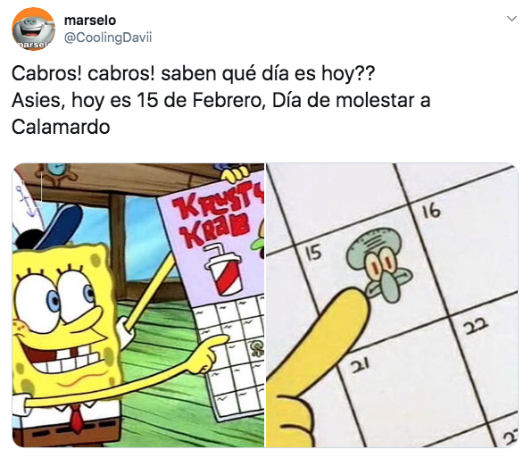 Día de molestar a Calamardo