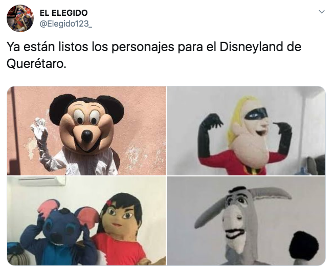 Memes de Disneylandia en Querétaro