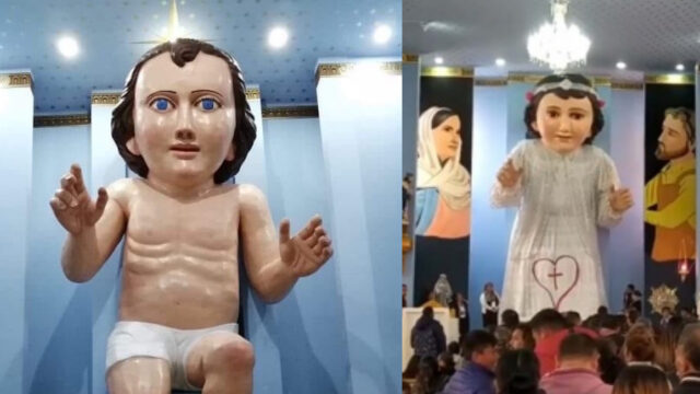 Ropa del Niño Dios gigante de Zacatecas costó 300 mil pesos