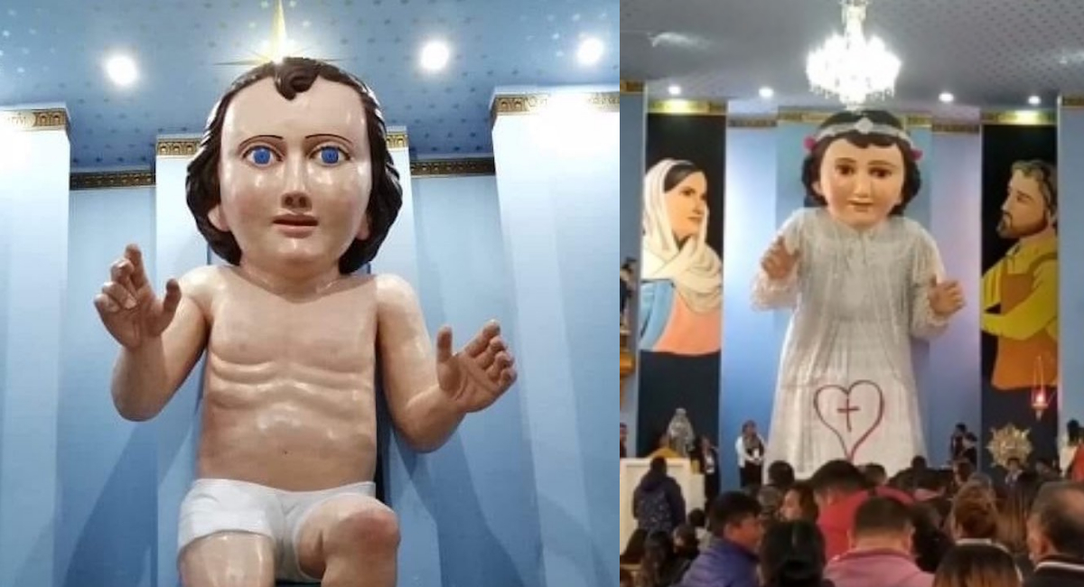 Ropa del Niño Dios gigante de Zacatecas costó 300 mil pesos