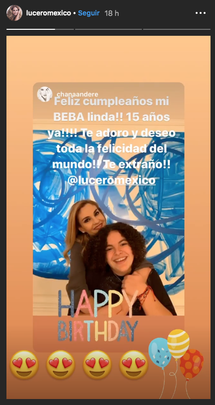 Hija de Lucero y Mijares cumple XV años