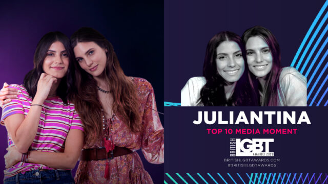 Juliantina son nominadas a los British LGBT Awards 2020