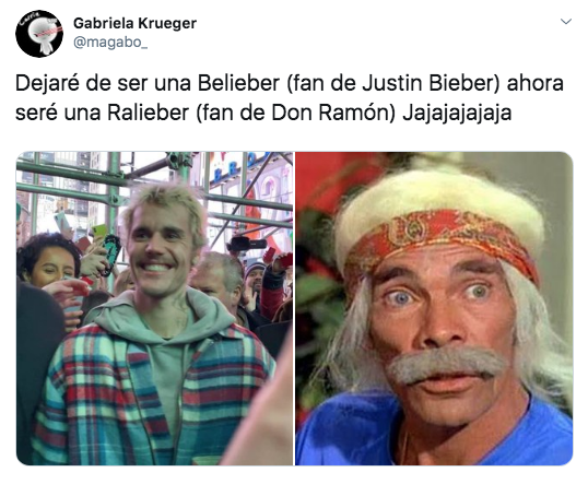 Justin Bieber es comparado con Don Ramón
