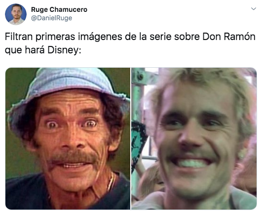 Justin Bieber es comparado con Don Ramón