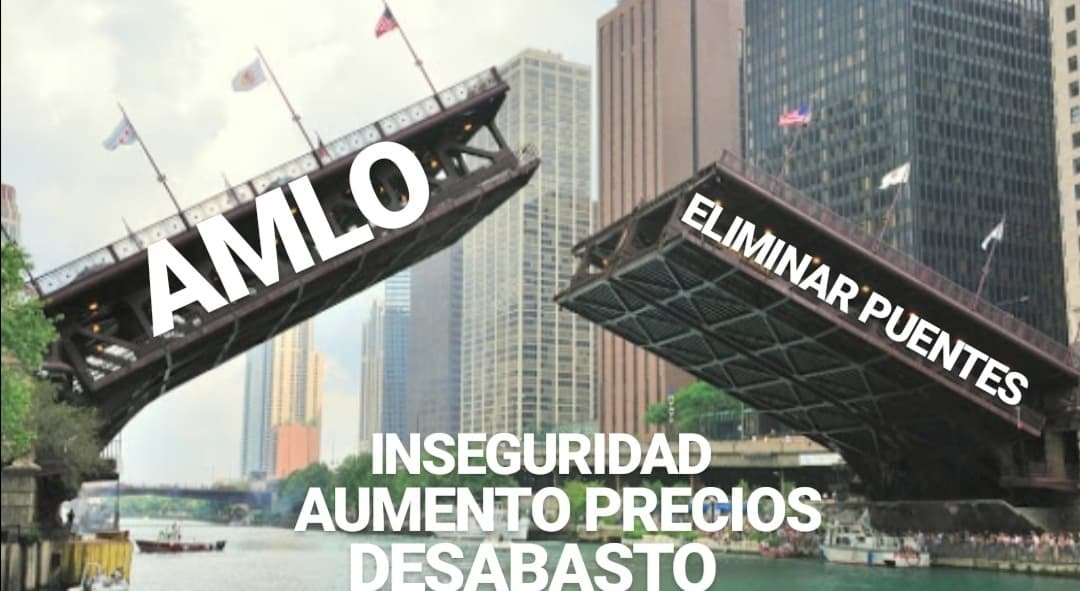 Memes con los puentes no por iniciativa de AMLO
