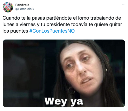 Memes con los puentes no por iniciativa de AMLO