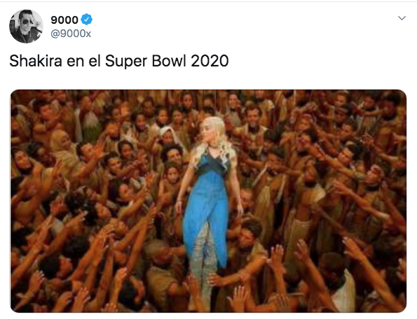 memes medio tiempo super bowl 2020