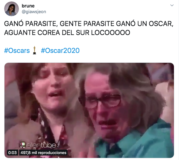meme oscar 2020 parasite
