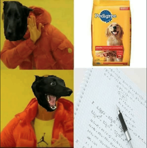 Memes pedigree malo para perros