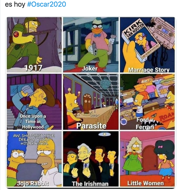 memes premios oscar 2020
