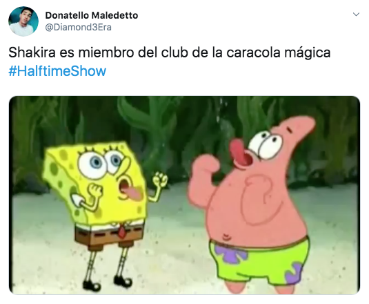 Memes de la lengua de Shakira en el show de medio tiempo del Super Bowl 2020