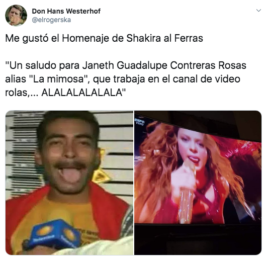 Memes de la lengua de Shakira en el show de medio tiempo del Super Bowl 2020