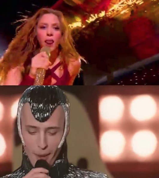 Memes de la lengua de Shakira en el show de medio tiempo del Super Bowl 2020
