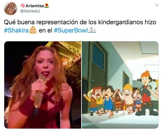 Memes de la lengua de Shakira en el show de medio tiempo del Super Bowl 2020