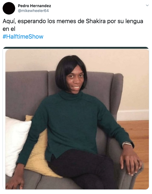 Memes de la lengua de Shakira en el show de medio tiempo del Super Bowl 2020