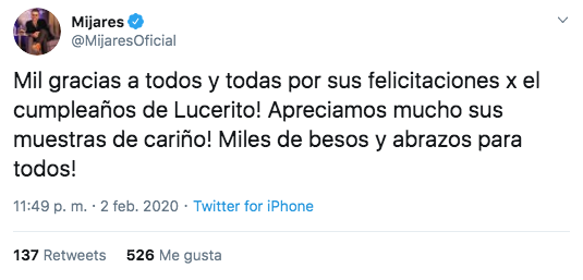 Lucerito, hija de Lucero, cumple XV años