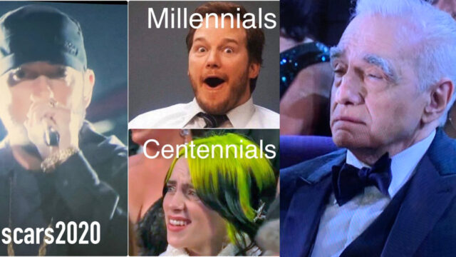 Memes de Eminem cantando Lose Yourself en Premios Oscar 2020