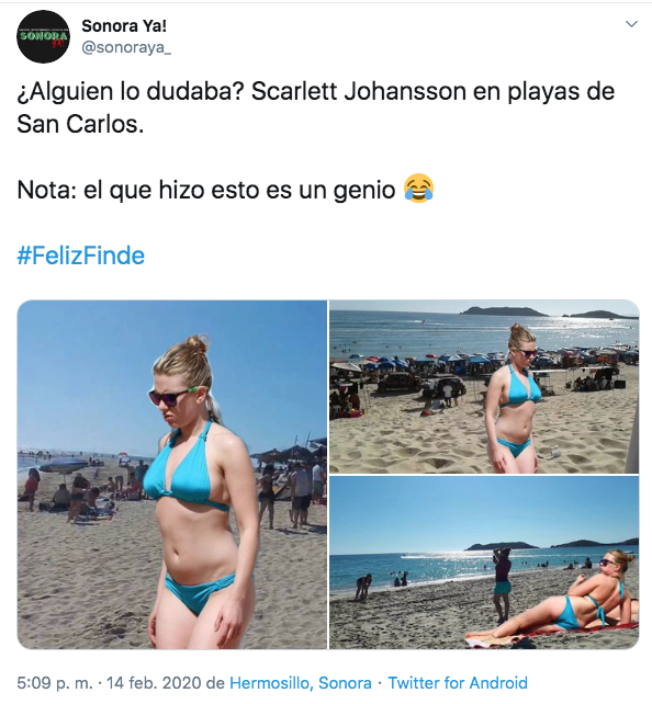 Scarlett Johansson en Sonora
