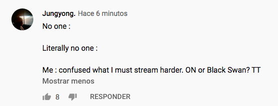 AsÃ­ reaccionÃ³ ARMY al lanzamiento del MV de Black Swan de BTS