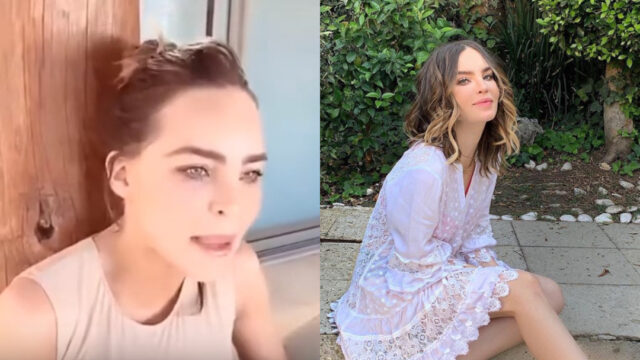 Belinda habla del Coronavirus y rompe en llanto