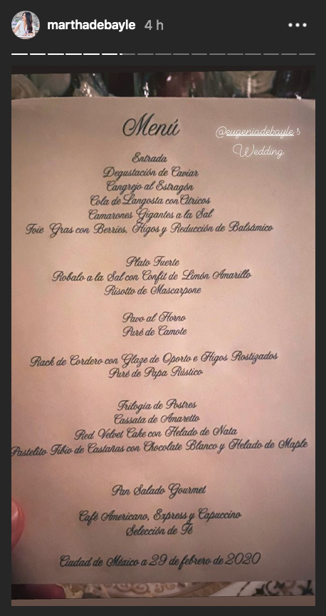 Así fue la boda de Eugenia Debayle y Servio Tulio