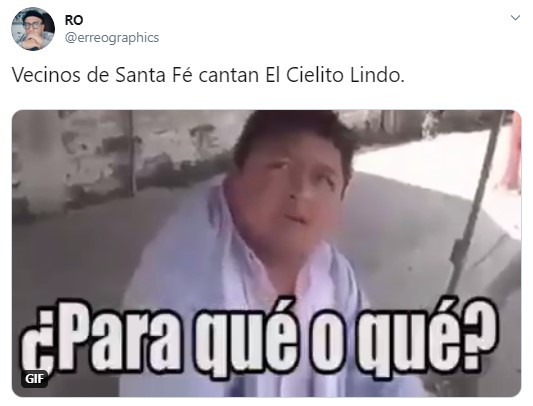 Vecinos de Santa Fe cantan "Cielito Lindo" durante cuarentena por Coronavirus