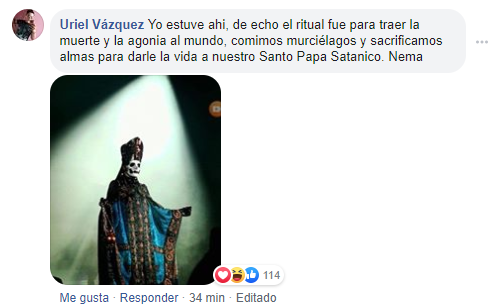Aseguran que en concierto de Ghost donde estuvo el primer fallecido por Coronavirus hicieron rituales satÃ¡nicos