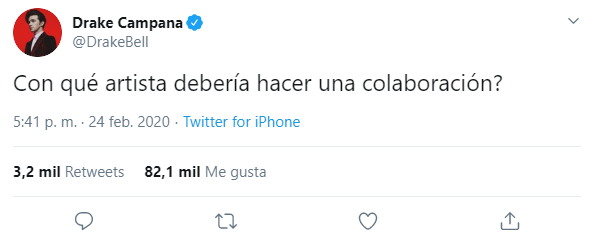 Christian Nodal revela que Drake Bell lo buscó para una canción juntos