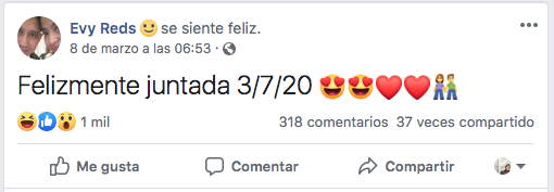 Eva Rojas confirma que ya vive con su novio