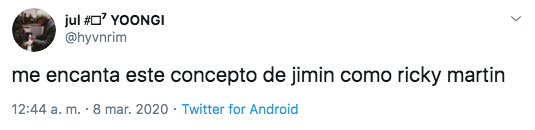 Jimin de BTS aparece como Ricky Martin