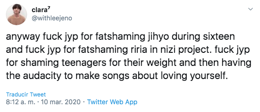 J. Y. Park es criticado por sus comentarios sobre el peso de concursante de NIZI