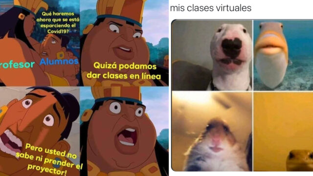 Memes de clases virtuales por Coronavirus en la cuarentena