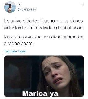 Memes de las clases virtuales por el Coronavirus