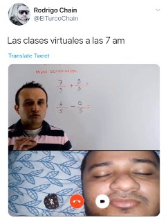 Memes de las clases virtuales por el Coronavirus