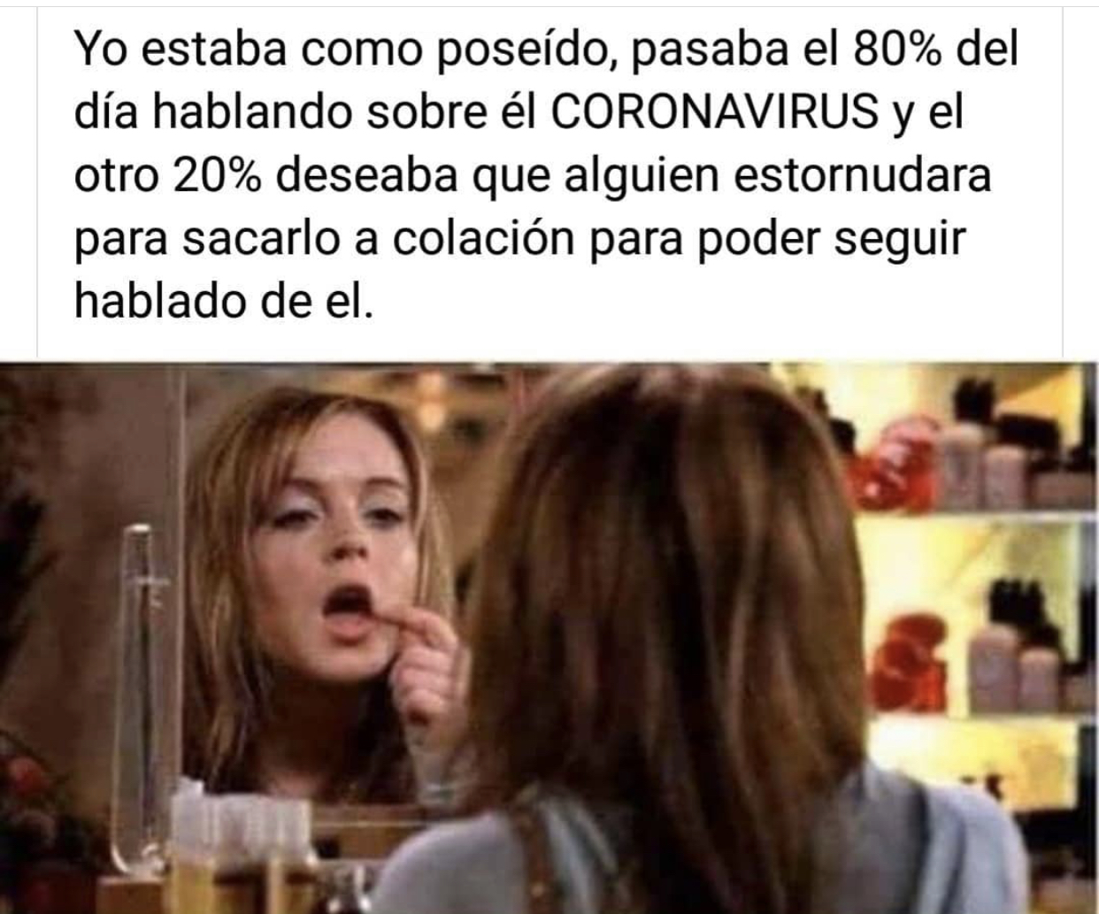 Memes de la cuarentena por Coronavirus