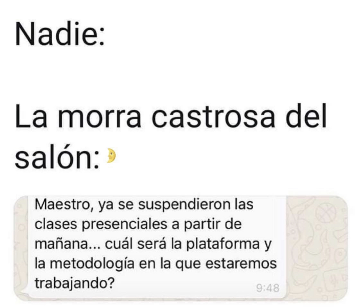 Memes de la cuarentena por Coronavirus