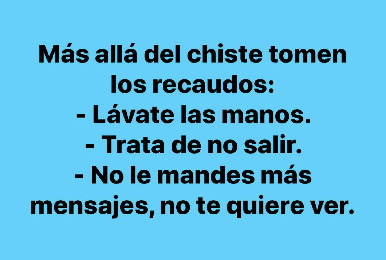 Memes de la cuarentena por Coronavirus