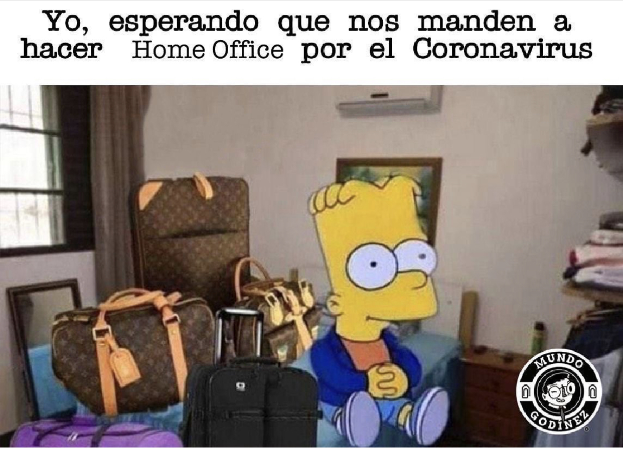Memes de la cuarentena por Coronavirus