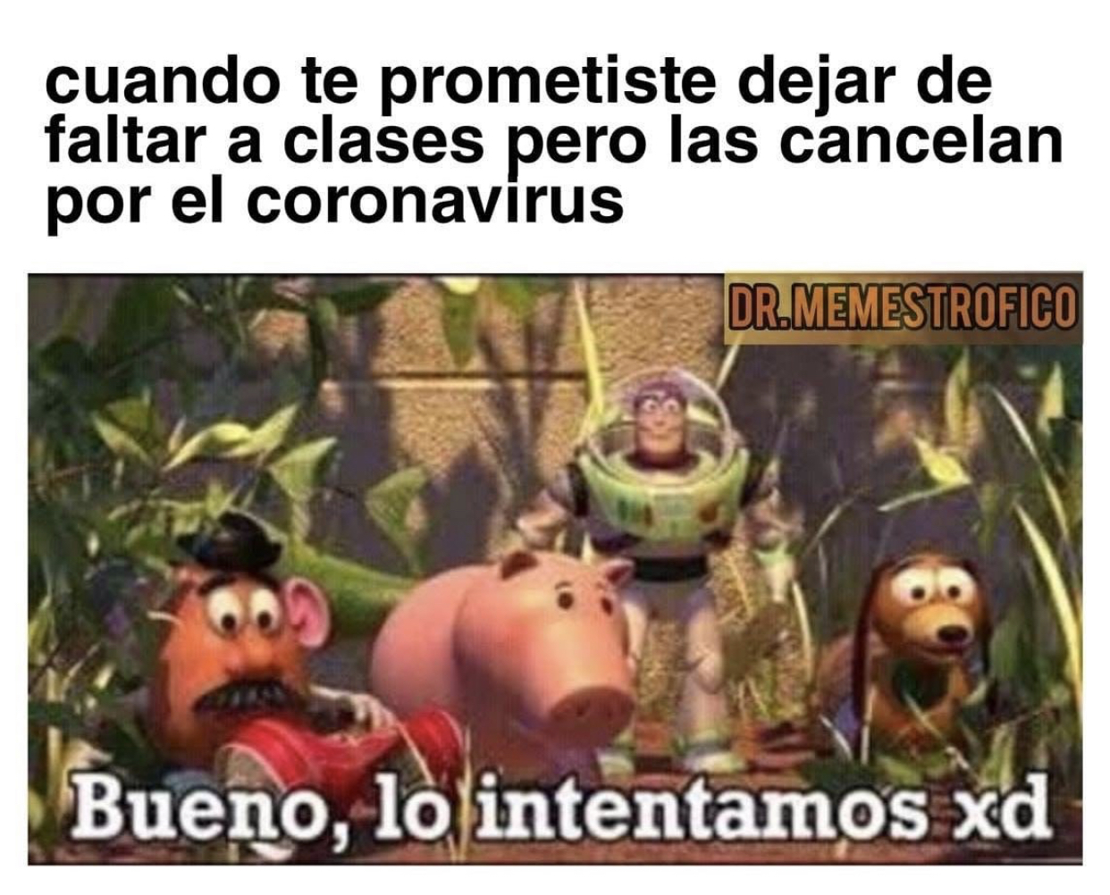 Memes de la cuarentena por Coronavirus