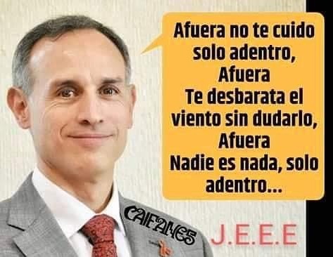 Memes del Dr. Hugo López-Gatell de quédate en casa