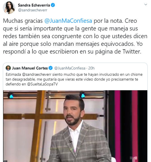 Sandra Echeverría habla de su relación con Mauricio Ochmann