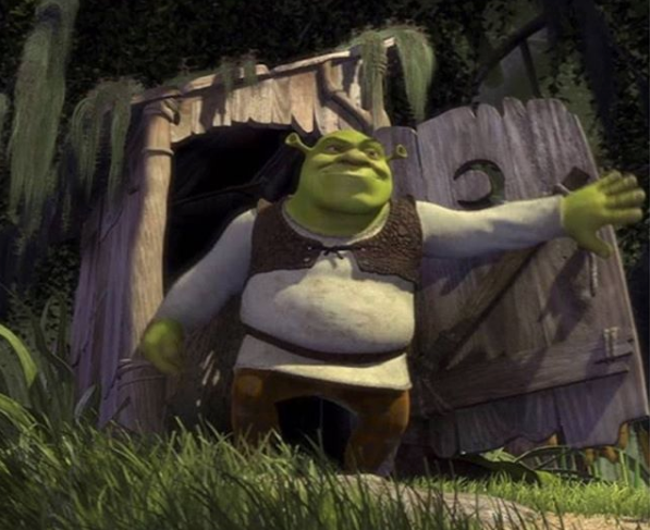 Hombres estudiantes de la UANL ven Shrek en paro nacional de mujeres