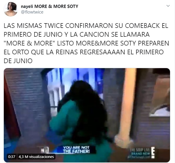 TWICE anuncia comeback "More N More" el 1 de junio