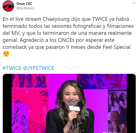 TWICE anuncia comeback "More N More" el 1 de junio