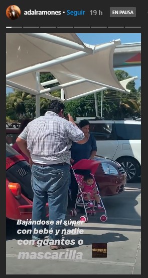 Adal Ramones de paseo en cuarentena en Acapulco