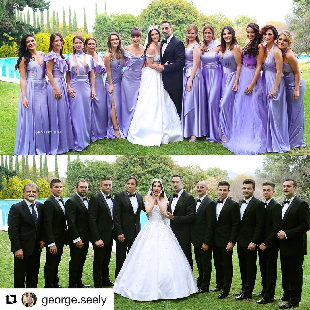 Altair Jarabo en la boda de Marlene Favela