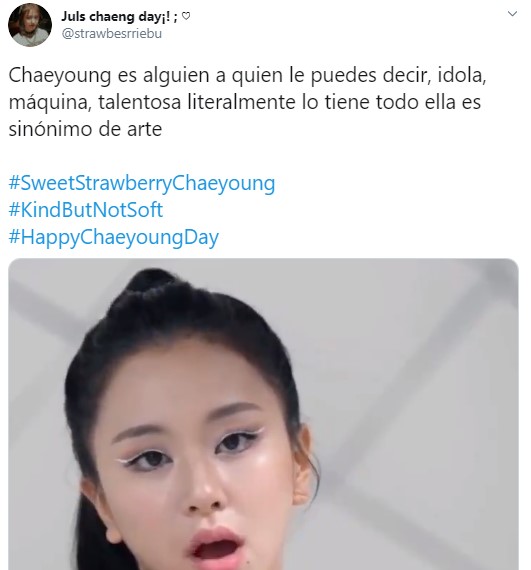 Chaeyoung de TWICE celebra cumpleaños con amor de ONCE