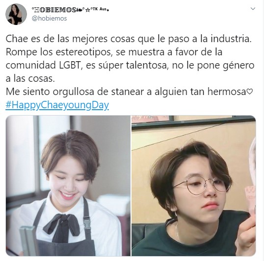 Chaeyoung de TWICE celebra cumpleaños con amor de ONCE