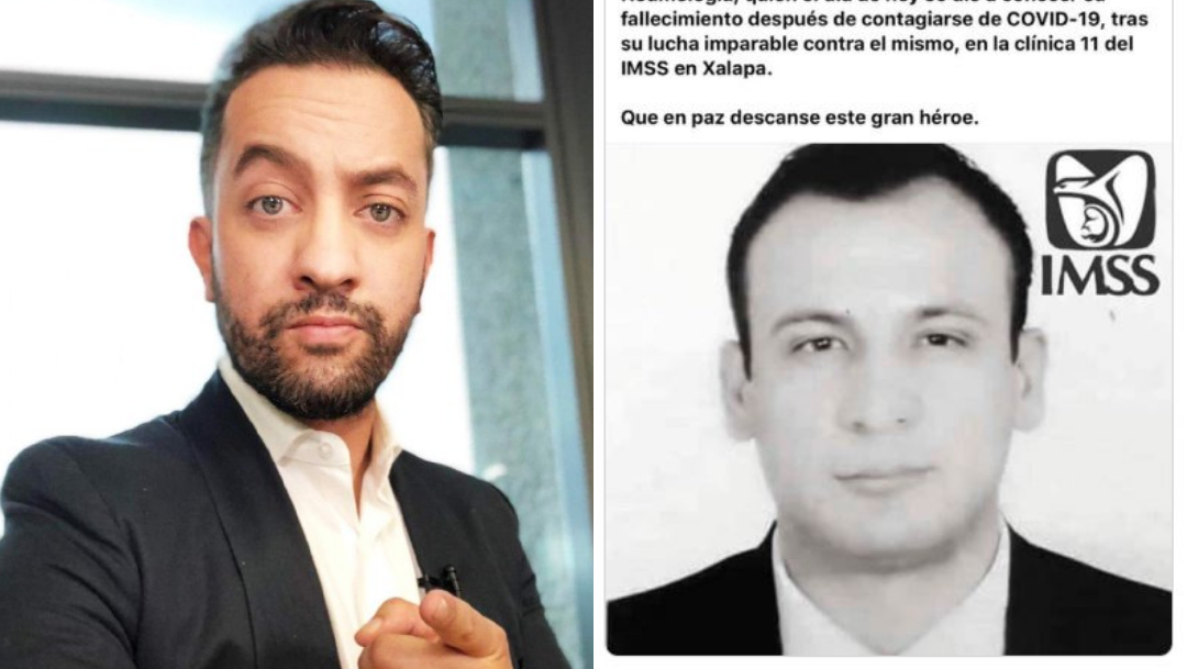 Chumel Torres comparte fake news d médicos muertos coronavirus e imss desmiente