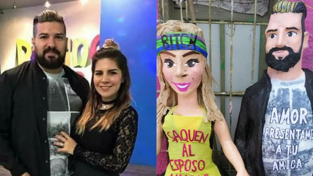 Esposo de Karla Panini amenaza tienda creó piñata de ella